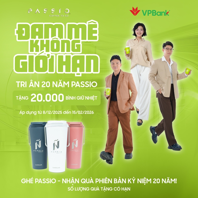 Giới trẻ văn phòng hào hứng săn bình giữ nhiệt cực ngầu từ Passio Coffee - Ảnh 1.