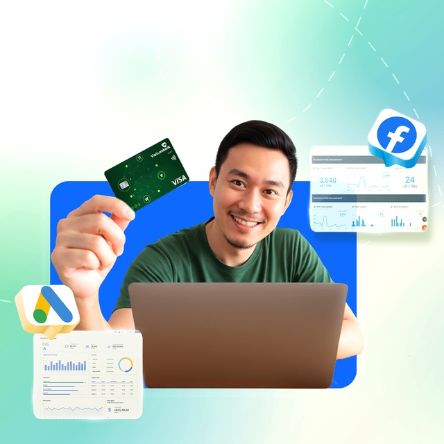 Vietcombank đồng hành cộng đồng marketing, quảng cáo mùa cao điểm - Ảnh 1.