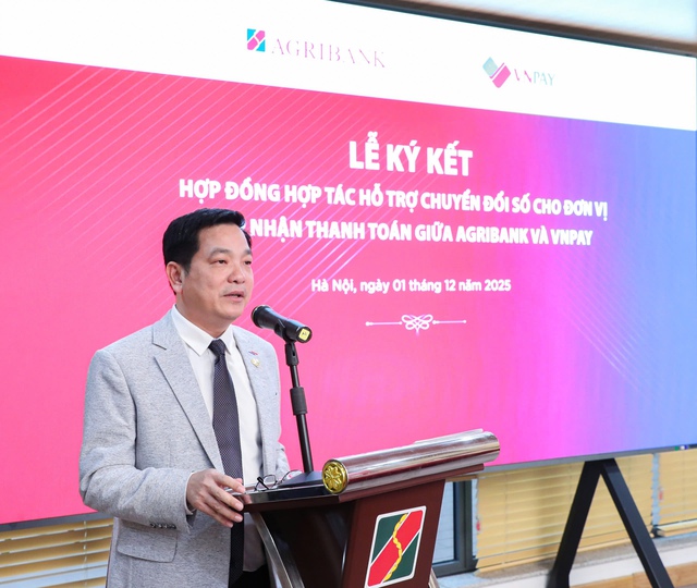 Agribank cùng VNPAY triển khai giải pháp chuyển đổi số cho hộ kinh doanh - Ảnh 3.