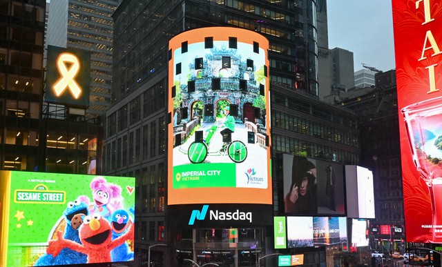 Grab tôn vinh di sản và ẩm thực Việt Nam tại Quảng trường Thời Đại, New York - Ảnh 2.