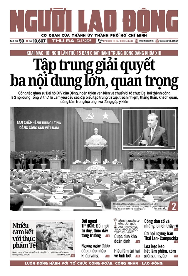 Báo in ngày 23-12: Loa kẹo kéo hết làm phiền, xóm giềng an giấc - Ảnh 1.