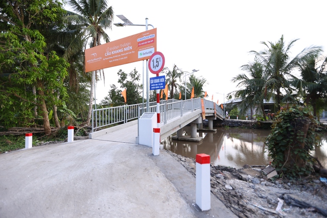 Quỹ Nam Phương khánh thành Cầu Khang Niên tại Xã Hỏa Lựu, Cần Thơ - Ảnh 1.