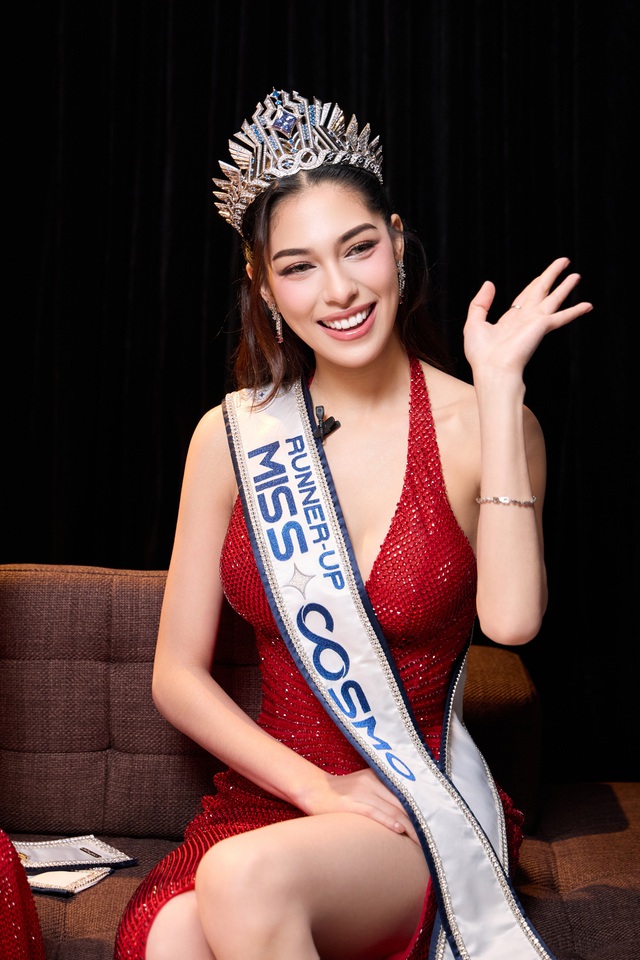 Hoa hậu Miss Cosmo 2025 tiết lộ nhầm lẫn khi nói "Trộm vía Việt Nam, trộm vía Cosmo"  - Ảnh 2.