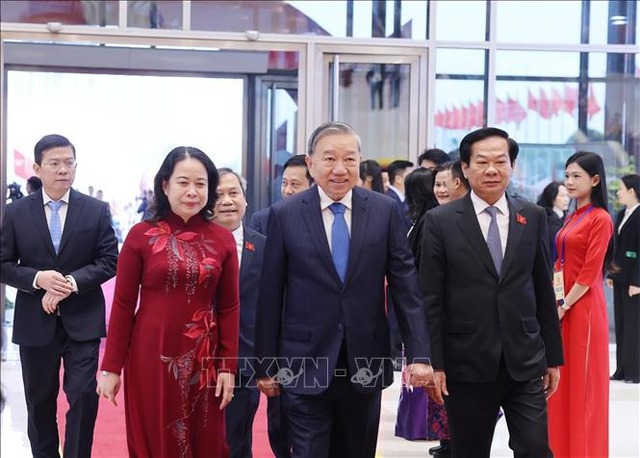 Tổng B&iacute; thư T&ocirc; L&acirc;m dự Đại hội Thi đua y&ecirc;u nước to&agrave;n quốc lần thứ XI - Ảnh 1.