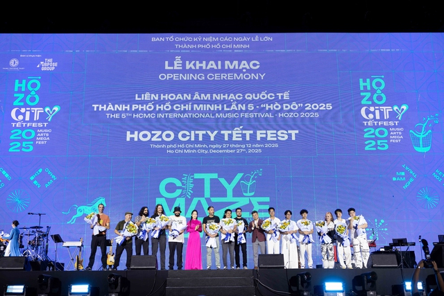 Khai mạc siêu lễ hội văn hóa, âm nhạc, sáng tạo HOZO CITY TẾT FEST 2025 - Ảnh 3.