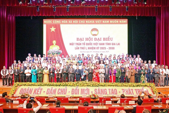 Ông Nguyễn Ngọc Lương tái đắc cử Chủ tịch Ủy ban MTTQ Việt Nam tỉnh Gia Lai - Ảnh 1. Ông Nguyễn Ngọc Lương tái đắc cử Chủ tịch Ủy ban MTTQ Việt Nam tỉnh Gia Lai - Ảnh 1.