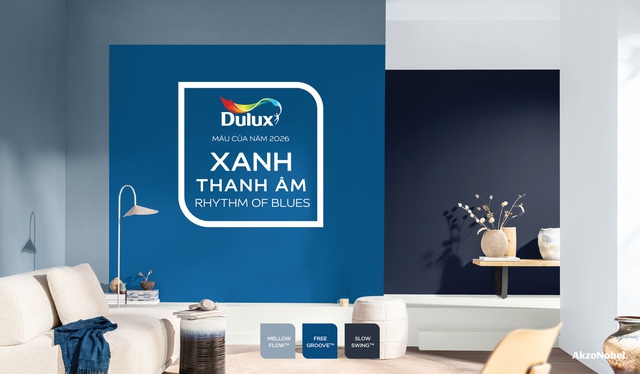 Xanh Thanh Âm - Màu Dulux của Năm 2026: Bộ ba sắc xanh đánh thức nhịp điệu cuộc sống - Ảnh 1.