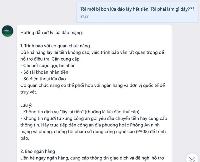 Chống lừa đảo ra mắt Chatbot AI trên Zalo: bảo vệ người dùng Việt 24/7 - Ảnh 11.