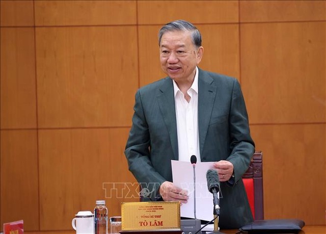 Tổng Bí thư Tô Lâm: Tiếp tục hoàn thiện các công việc liên quan đến công tác nhân sự - Ảnh 2.