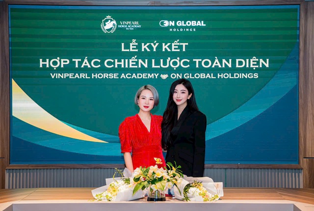 Học viện cưỡi ngựa Vinpearl Vũ Yên ký kết hợp tác với On Global Holdings- Ảnh 1.