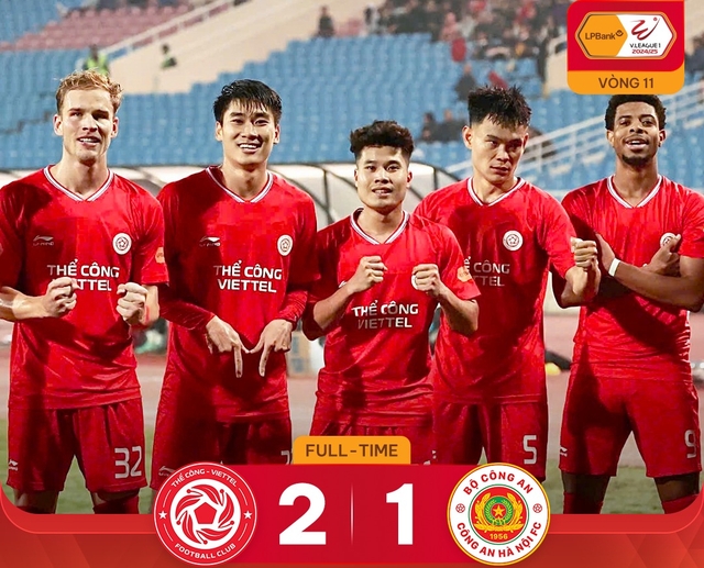 V-League 2024-2025: Thể Công Viettel vô địch lượt đi- Ảnh 2.