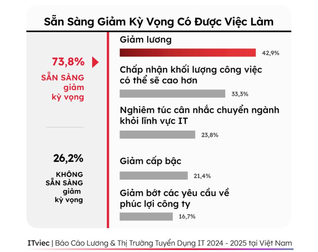 Nhân sự IT sẵn sàng giảm lương để giữ việc làm- Ảnh 2.