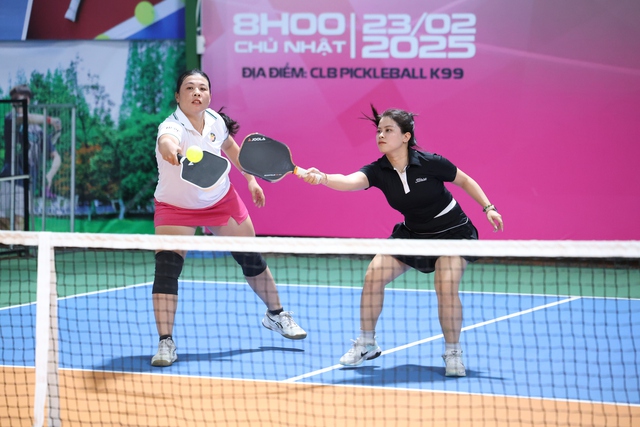 Vợ Lý Hoàng Nam xếp nhì đôi nữ Giải Kingtek Pickleball - Cúp Madam Truyền- Ảnh 4.