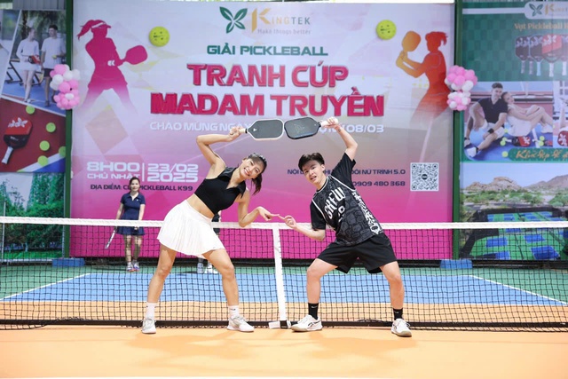 Vợ Lý Hoàng Nam xếp nhì đôi nữ Giải Kingtek Pickleball - Cúp Madam Truyền- Ảnh 6.