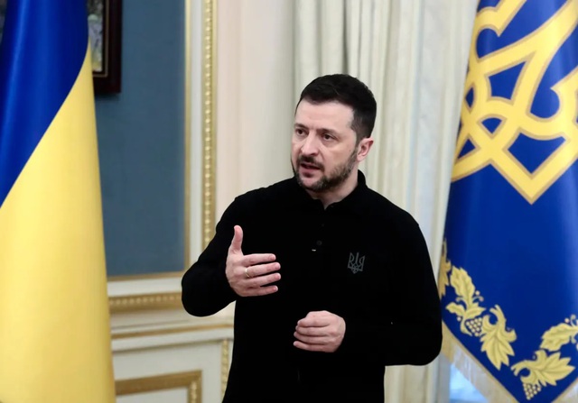 Tổng thống Ukraine Volodymyr Zelensky. Ảnh: EFE/EPA