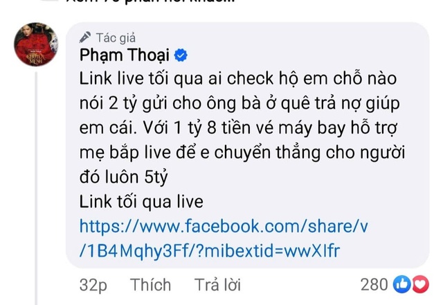 TikToker Phạm Thoại tung toàn bộ slide công khai sao kê- Ảnh 2.