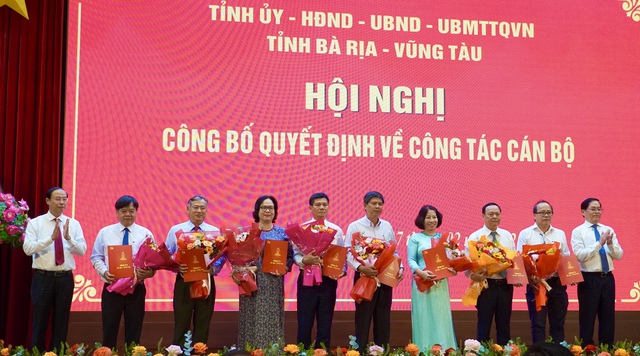 Bà Rịa - Vũng Tàu: Công bố 59 quyết định nhân sự- Ảnh 7.