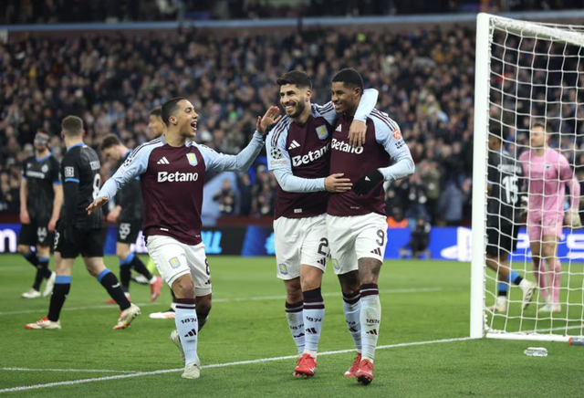 Rashford tỏa sáng, Aston Villa tưng bừng giành vé tứ kết Champions League- Ảnh 1.