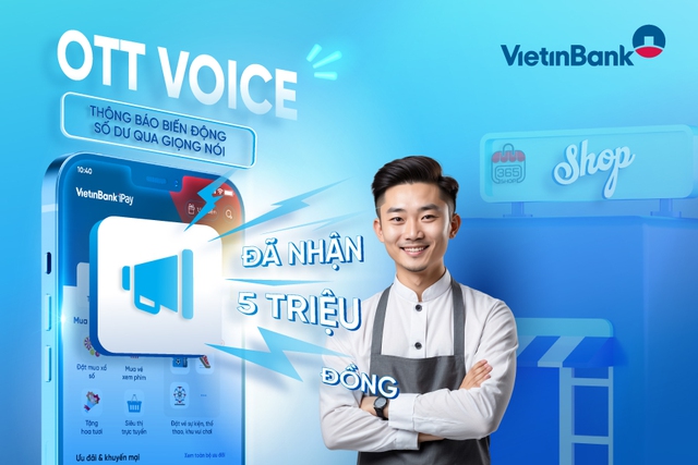 VietinBank iPay Mobile chính thức ra mắt tính năng OTT Voice- Ảnh 1.