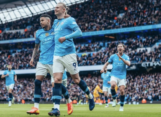 Haaland, Marmoush cùng ghi bàn, Man City mất điểm sân nhà trước Brighton- Ảnh 3.