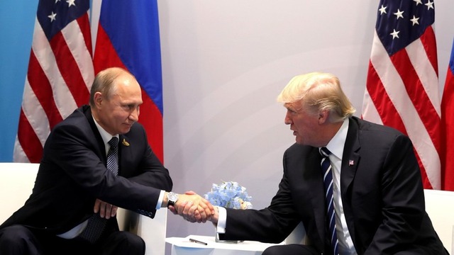 Tổng thống Nga Vladimir Putin vừa có cuộc điện đàm với Tổng thống Mỹ Donald Trump. Ảnh: Văn phòng Tổng thống Nga