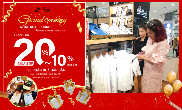 Belluni khai trương cửa hàng mới tại TTTM LOTTE Mart quận 7, TP HCM- Ảnh 3.