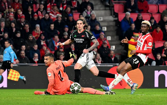 Thắng "hủy diệt" PSV 7-1, Arsenal mơ vé sớm tứ kết Champions League- Ảnh 6.