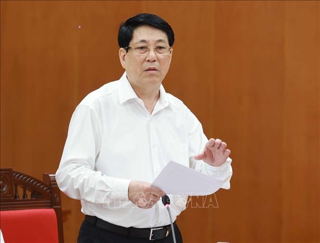Tổng Bí thư Tô Lâm chủ trì họp về sắp xếp, sáp nhập đơn vị hành chính cấp tỉnh, cấp xã- Ảnh 3.