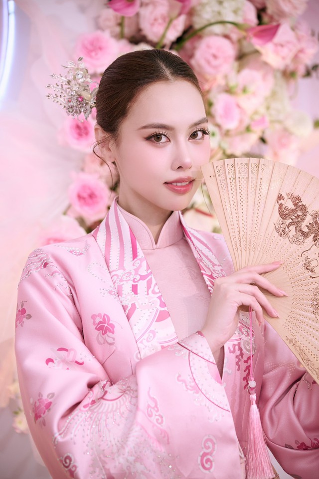 Á hậu Tâm Như đẹp dịu dàng trong lễ đính hôn - Ảnh 3.