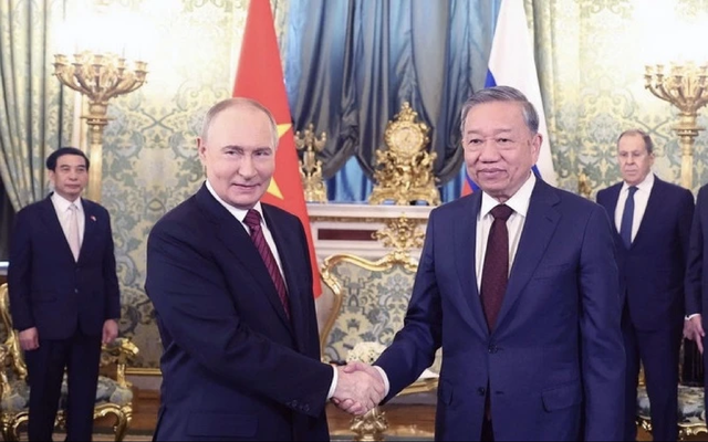 Tổng Bí thư Tô Lâm hội đàm hẹp với Tổng thống Nga Vladimir Putin- Ảnh 3. Tổng Bí thư Tô Lâm hội đàm hẹp với Tổng thống Nga Vladimir Putin- Ảnh 3.