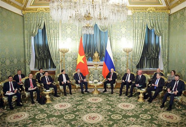 Tổng Bí thư Tô Lâm hội đàm hẹp với Tổng thống Nga Vladimir Putin- Ảnh 5. Tổng Bí thư Tô Lâm hội đàm hẹp với Tổng thống Nga Vladimir Putin- Ảnh 5.