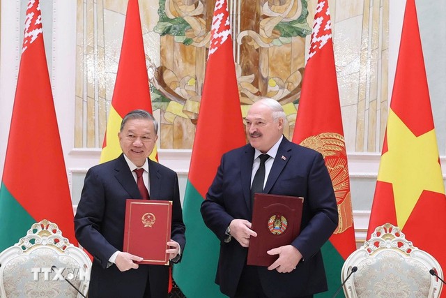 Thiết lập quan hệ Đối tác chiến lược Việt Nam - Belarus- Ảnh 1. Thiết lập quan hệ Đối tác chiến lược Việt Nam - Belarus- Ảnh 1.