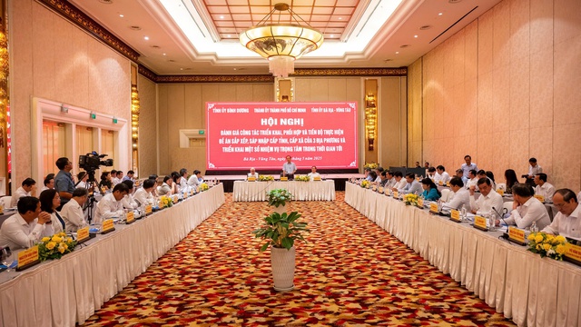 TP HCM, Bình Dương, Bà Rịa - Vũng Tàu họp bàn đề án hợp nhất đơn vị hành chính - Ảnh 3.