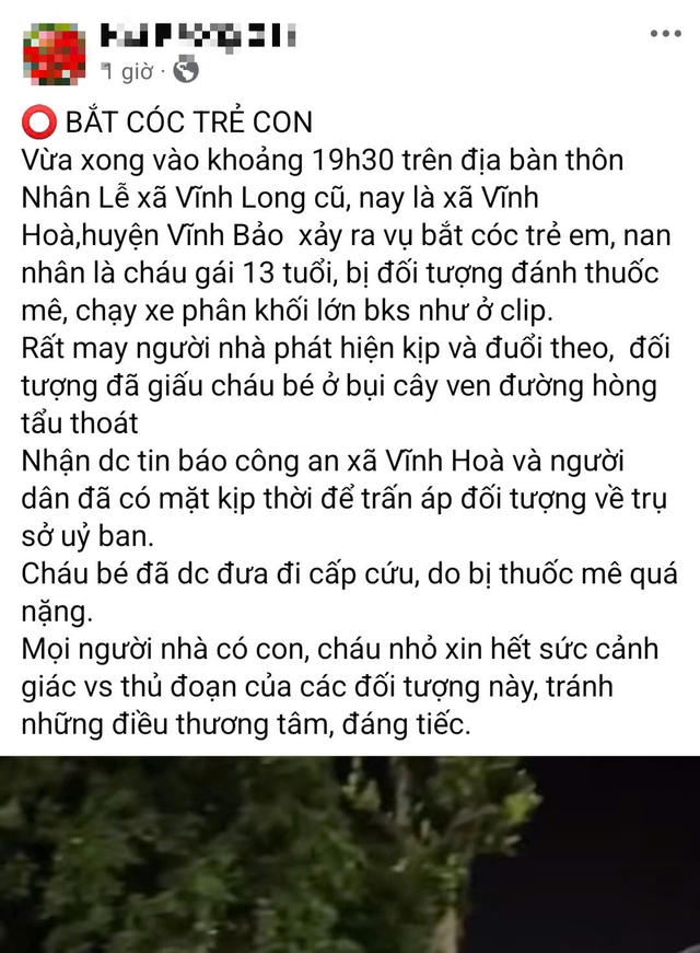 Thực hư vụ bé gái 13 tuổi bị đánh thuốc mê, "bắt cóc" - Ảnh 1.