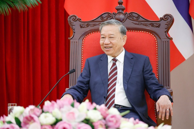 Tổng Bí thư Tô Lâm tiếp Thủ tướng Thái Lan Paetongtarn Shinawatra- Ảnh 6. Tổng Bí thư Tô Lâm tiếp Thủ tướng Thái Lan Paetongtarn Shinawatra- Ảnh 6.