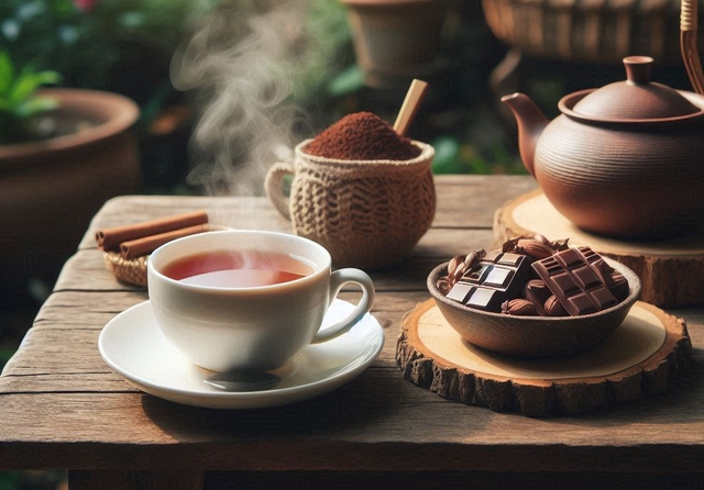 Uống trà và ca cao, đẩy lùi cao huyết áp - Ảnh 1.