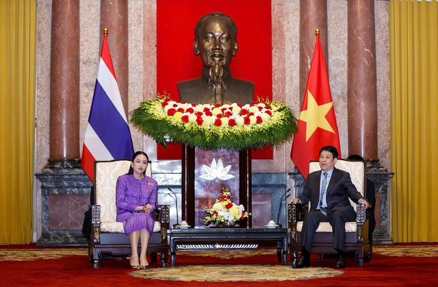 Chủ tịch nước Lương Cường tiếp Thủ tướng Thái Lan Paetongtarn Shinawatra- Ảnh 4. Chủ tịch nước Lương Cường tiếp Thủ tướng Thái Lan Paetongtarn Shinawatra- Ảnh 4.
