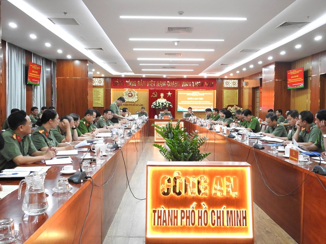 Công an TP HCM, Bình Dương, Bà Rịa - Vũng Tàu làm viêc về công tác sáp nhập - Ảnh 1.