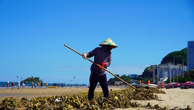Rác đại dương "tấn công" biển Bãi Sau, TP Vũng Tàu - Ảnh 10.