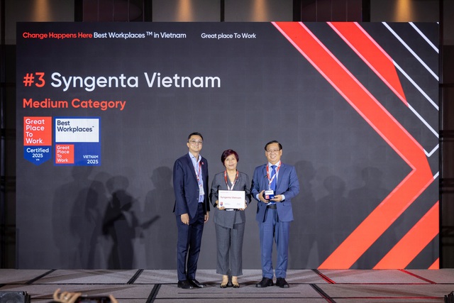 Syngenta được vinh danh "Nơi làm việc xuất sắc hàng đầu Việt Nam 2025"- Ảnh 1.