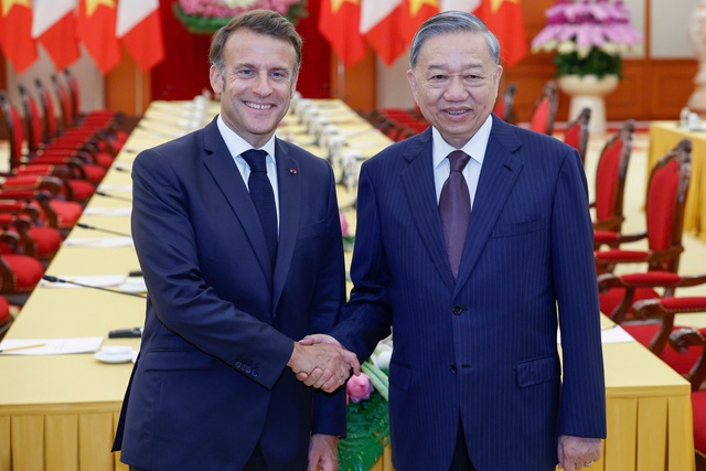 Tổng Bí thư Tô Lâm: Đưa khoa học công nghệ thành trụ cột hợp tác mới Việt Nam - Pháp- Ảnh 1. Tổng Bí thư Tô Lâm: Đưa khoa học công nghệ thành trụ cột hợp tác mới Việt Nam - Pháp- Ảnh 1.