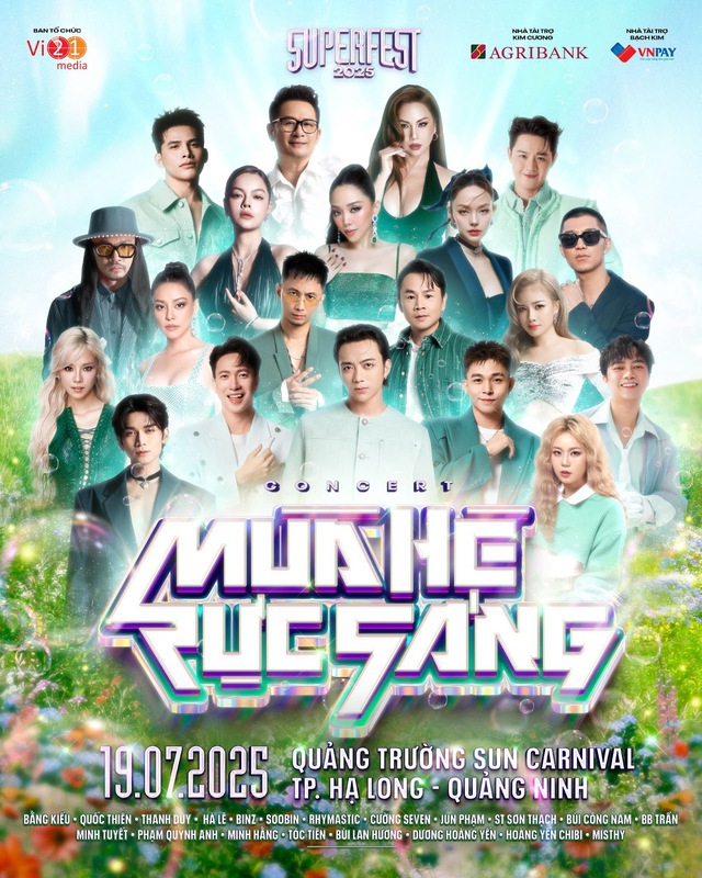"Săn - Tặng vé Superfest 2025” cùng Agribank: Vé miễn phí - Ưu đãi số - Cảm xúc thăng hoa- Ảnh 1. "Săn - Tặng vé Superfest 2025” cùng Agribank: Vé miễn phí - Ưu đãi số - Cảm xúc thăng hoa- Ảnh 1.