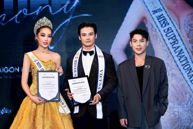 Kỳ Duyên- Minh Khắc đến Miss & Mister Supranational 2025 - Ảnh 1.