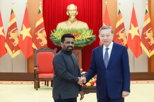 Tổng Bí thư Tô Lâm tiếp Tổng thống Sri Lanka- Ảnh 1. Tổng Bí thư Tô Lâm tiếp Tổng thống Sri Lanka- Ảnh 1.