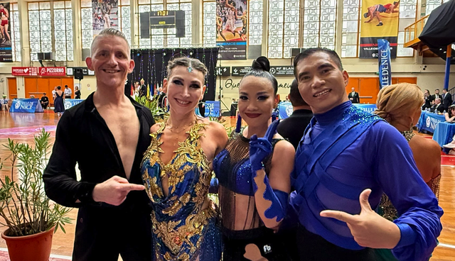 Cặp đôi dancesport Việt Nam lọt top 30 xuất sắc nhất thế giới lứa tuổi trung niên- Ảnh 4. Cặp đôi dancesport Việt Nam lọt top 30 xuất sắc nhất thế giới lứa tuổi trung niên- Ảnh 4.