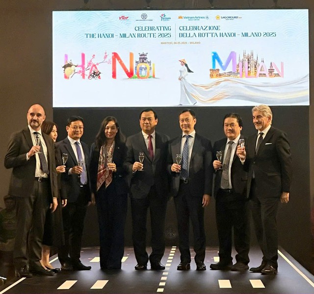 Saigontourist Group, Vietnam Airlines xúc tiến du lịch Việt Nam tại châu Âu - Milan 2025- Ảnh 1. Saigontourist Group, Vietnam Airlines xúc tiến du lịch Việt Nam tại châu Âu - Milan 2025- Ảnh 1.