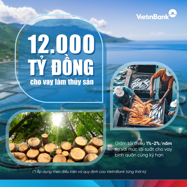 VietinBank tiếp tục đầu tư vào lĩnh vực lâm, thủy sản- Ảnh 1. VietinBank tiếp tục đầu tư vào lĩnh vực lâm, thủy sản- Ảnh 1.