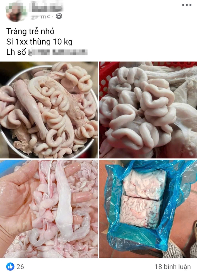 Nội tạng heo, gà, trứng non... bán tràn lan trên chợ mạng với giá rẻ bất ngờ- Ảnh 1. Nội tạng heo, gà, trứng non... bán tràn lan trên chợ mạng với giá rẻ bất ngờ- Ảnh 1.