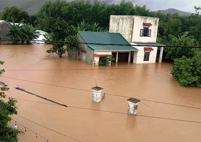 Bão số 1 gây mưa kỷ lục ở Quảng Nam, 16.700 ha lúa, hoa màu ngập nặng - Ảnh 7.