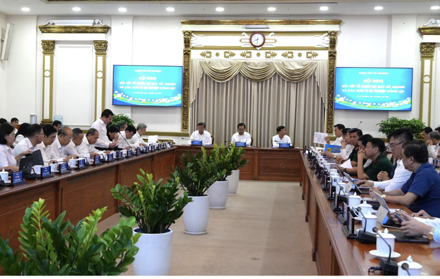 Lãnh đạo TP HCM, Bình Dương, Bà Rịa - Vũng Tàu họp bàn phương án sắp xếp bộ máy- Ảnh 1. Lãnh đạo TP HCM, Bình Dương, Bà Rịa - Vũng Tàu họp bàn phương án sắp xếp bộ máy- Ảnh 1.